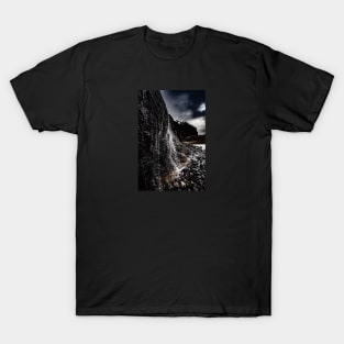 Black waterfall T-Shirt